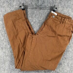 Spoke Heroes Pants Men 31 (Fits 30x28) Brown Chino Twill Straight Leg